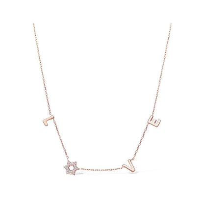 Jewish Star Love Necklace | Best Seller