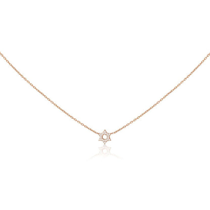 Jewish Star of David Diamond Pendant in 14k Gold, Sparkling Faith You Will Wear Every Day