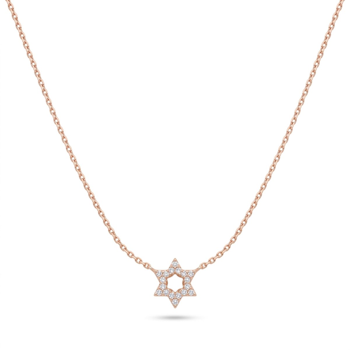Jewish Star of David Diamond Pendant in 14k Gold, Sparkling Faith You Will Wear Every Day
