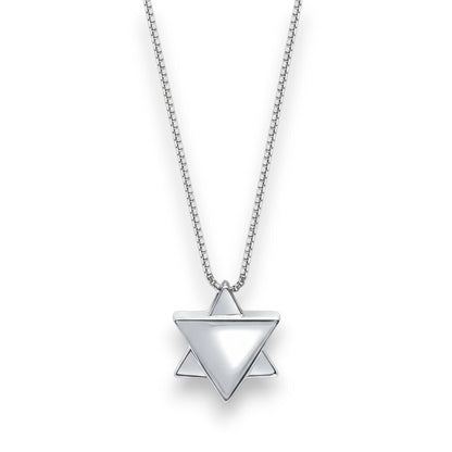 Jewish Star of David for Men in Sterling Silver