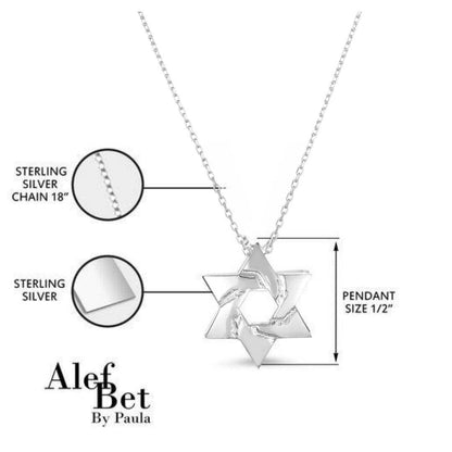 Jewish Star of David Necklace