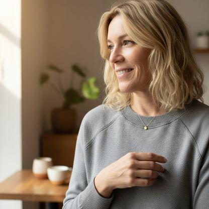 Jewish Star of David Necklace Handcrafted in 14k Gold
