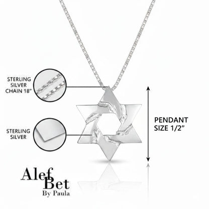 Jewish Star of David Necklace