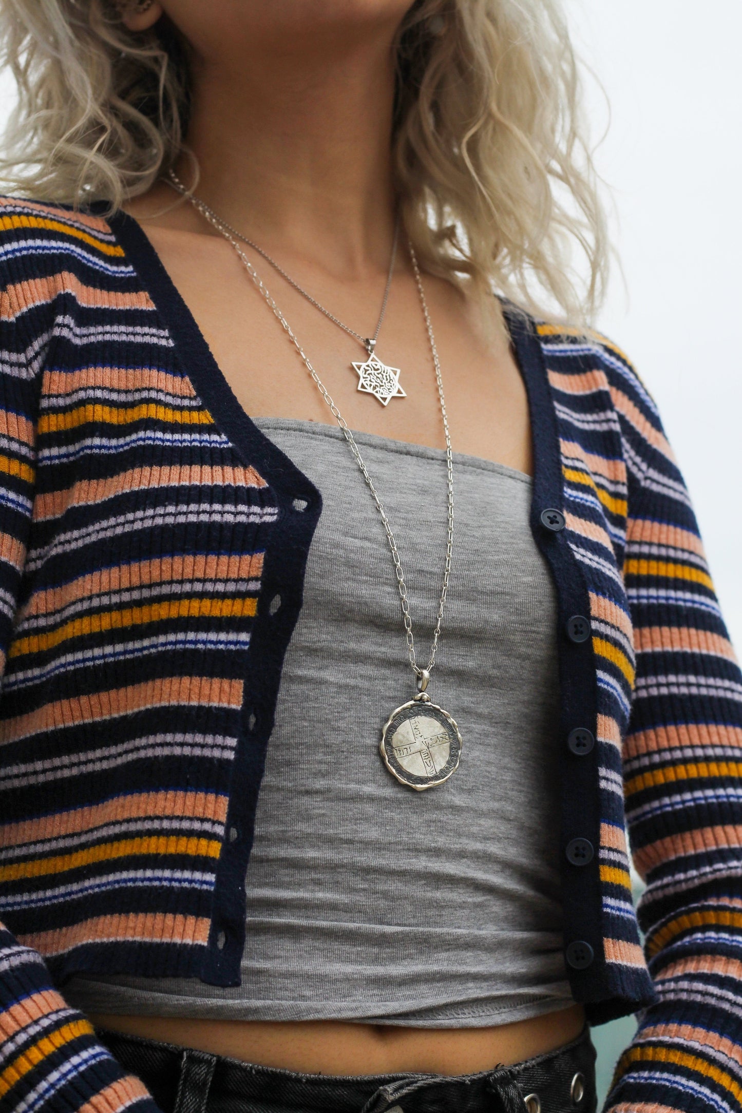 Jewish Star of David with Shema Israel Necklace