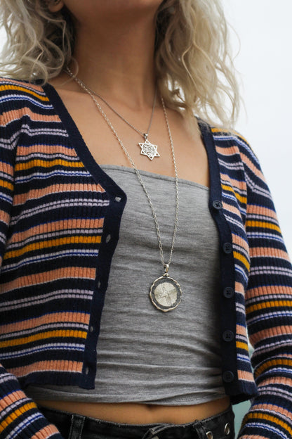 Jewish Star of David with Shema Israel Necklace