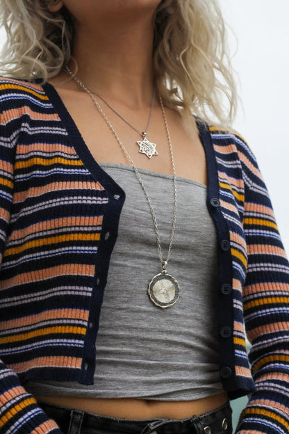 Jewish Star of David with Shema Israel Necklace