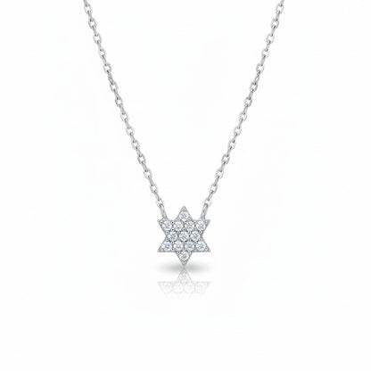 Jewish Star Pendant Sparkling with Pride for Girls and Women