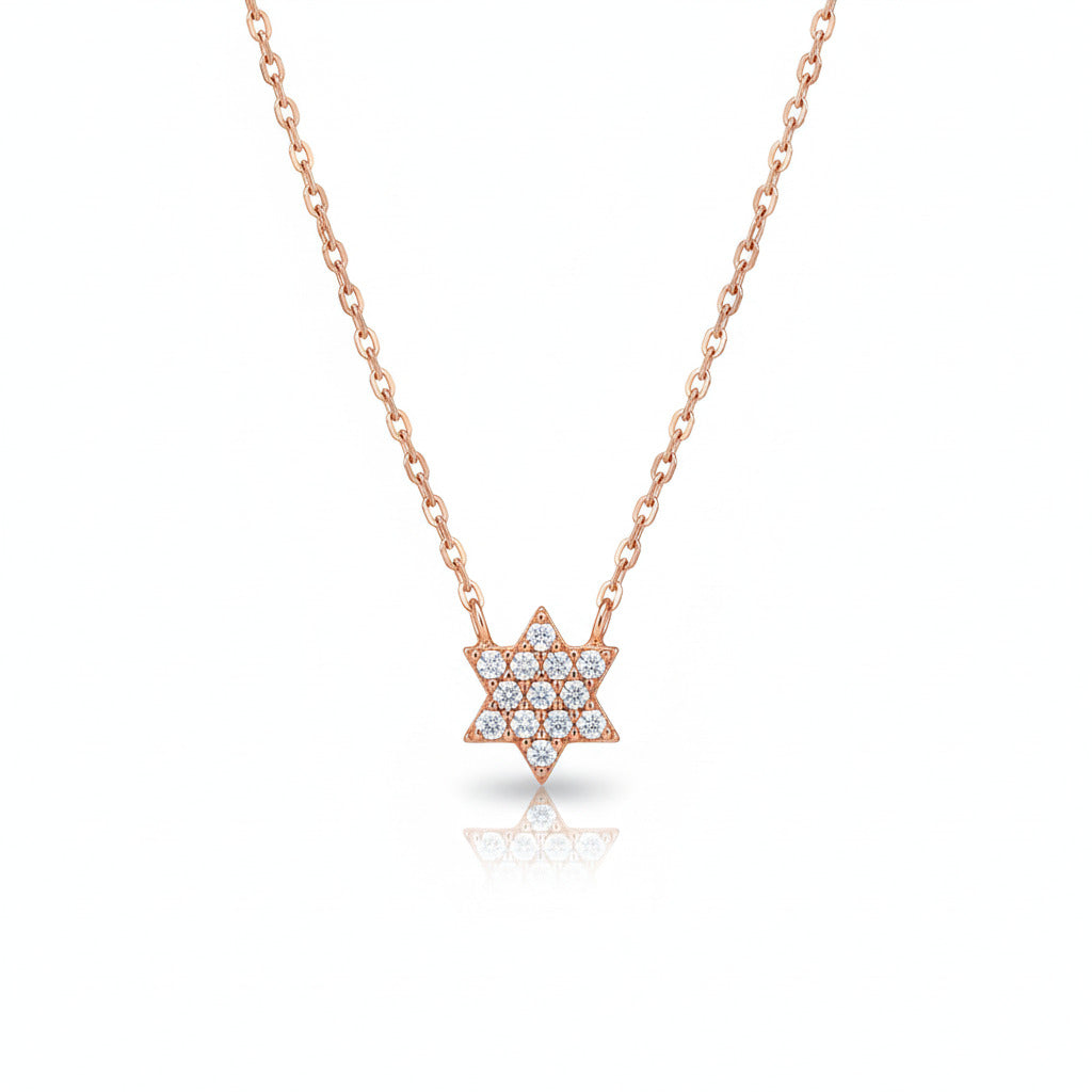 Jewish Star Pendant Sparkling with Pride for Girls and Women