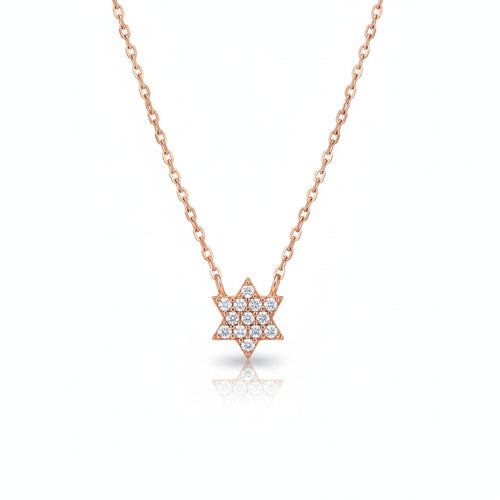 Jewish Star Pendant Sparkling with Pride for Girls and Women