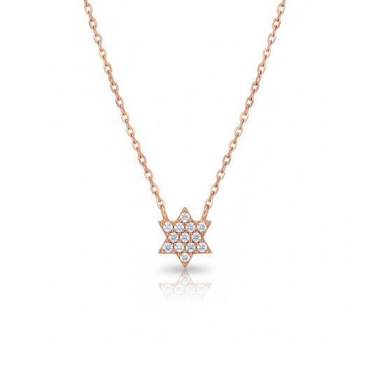 Jewish Star Pendant Sparkling with Pride for Girls and Women