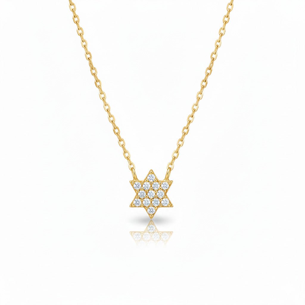 Jewish Star Pendant Sparkling with Pride for Girls and Women