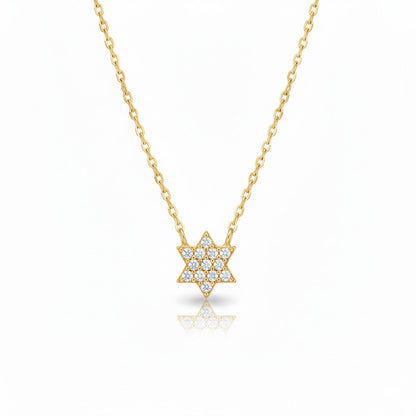 Jewish Star Pendant Sparkling with Pride for Girls and Women