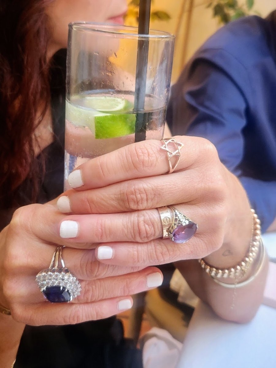 Jewish Star Ring in Solid Gold