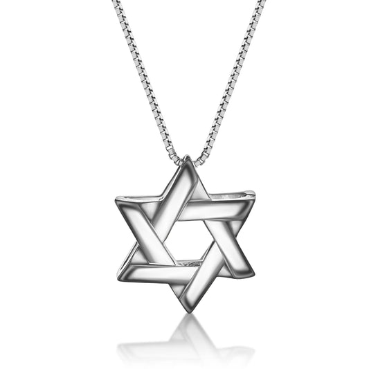 Lineal Star of David Necklace | Modern Judaica