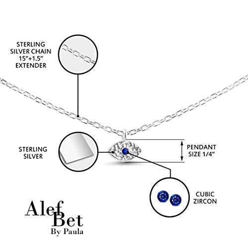 Mini Evil Eye Necklace in Gold Plate