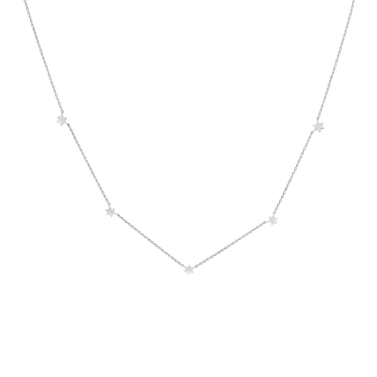 Multiple Jewish Stars in Silver