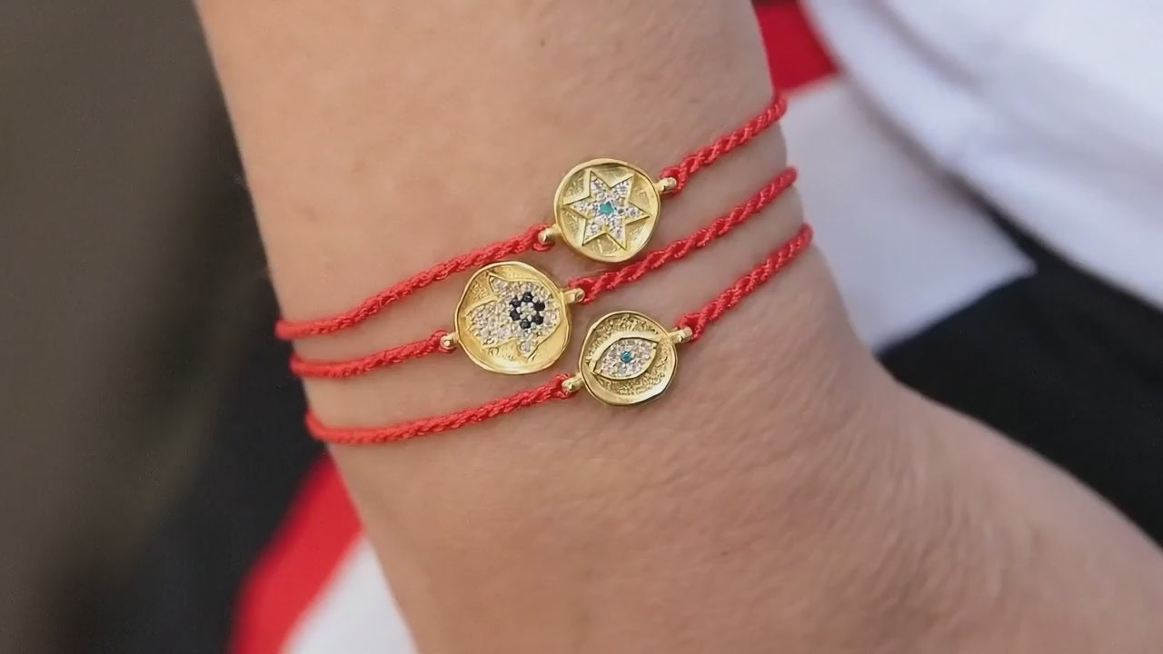 Red String Hamsa Bracelet