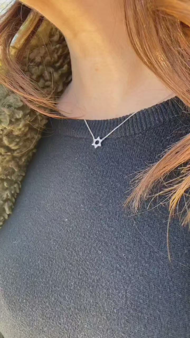 open star necklace