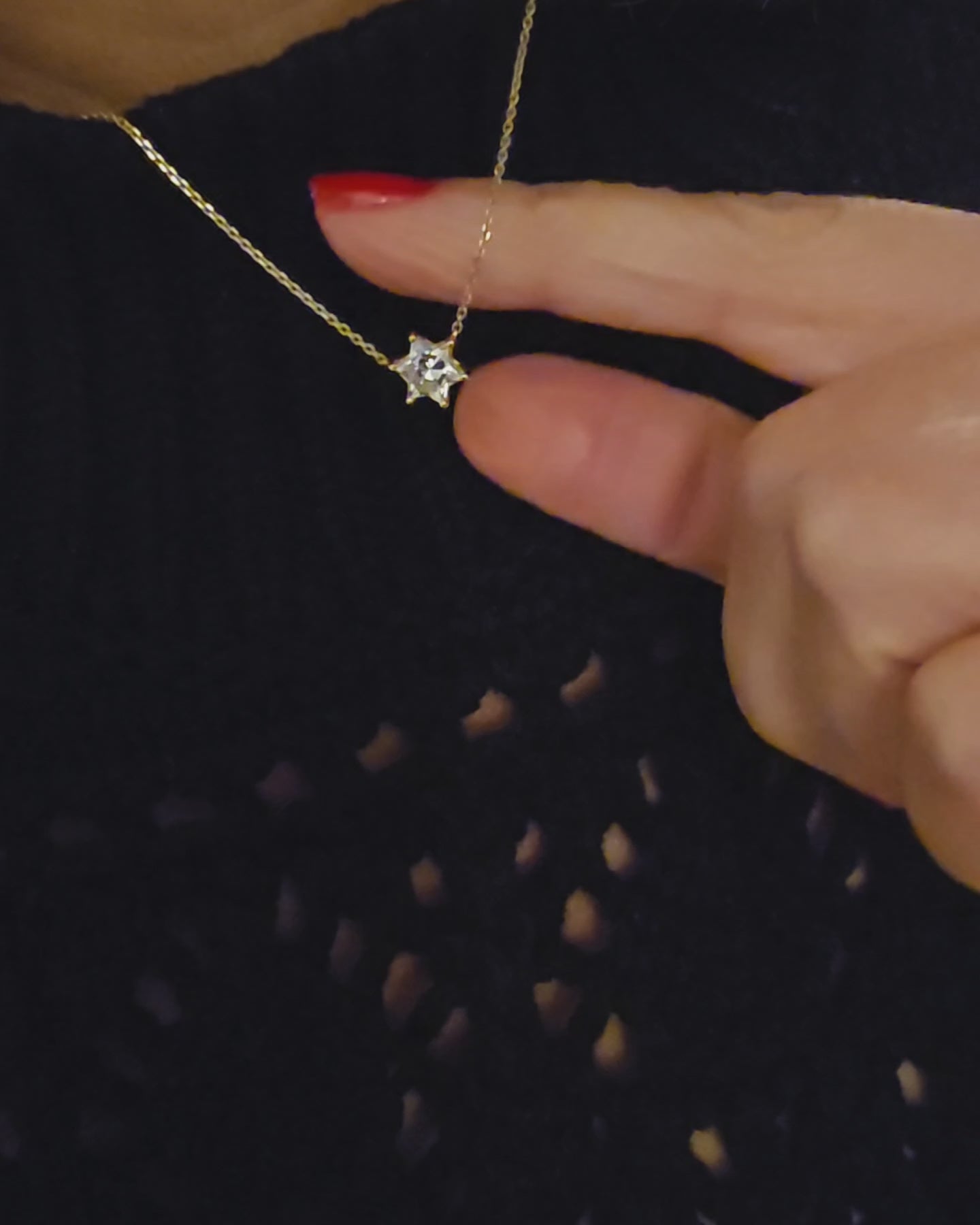 double sided star of david pendant in 14k gold