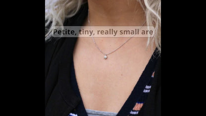 Jewish Star of David Necklace in Sterling Silver 925, tiny and mighty for everyday wear