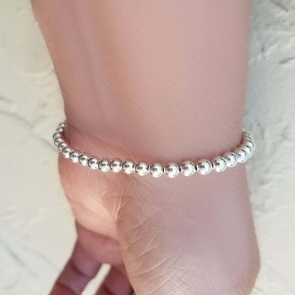 Protective Eye Silver Bracelet-- Mal De Ojo Bracelet