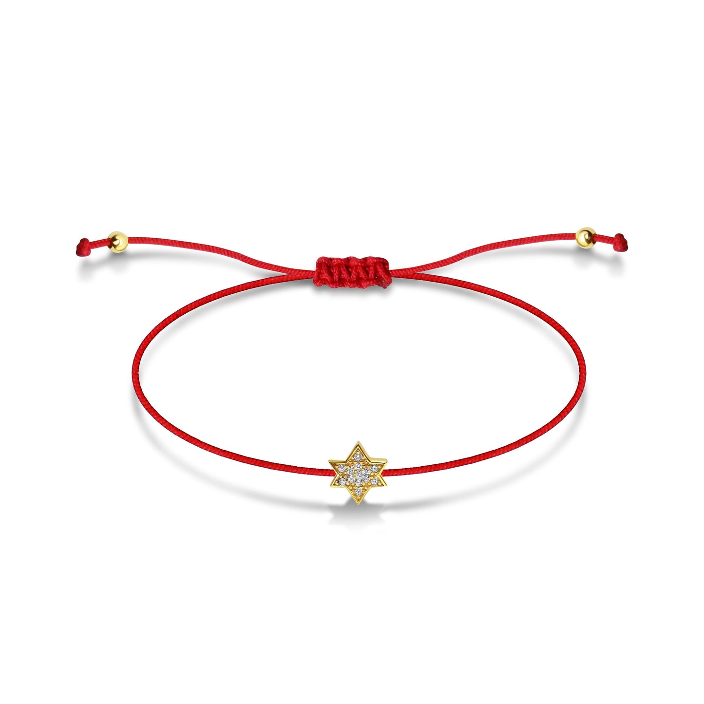 Red String Friendship Jewish Star Bracelet