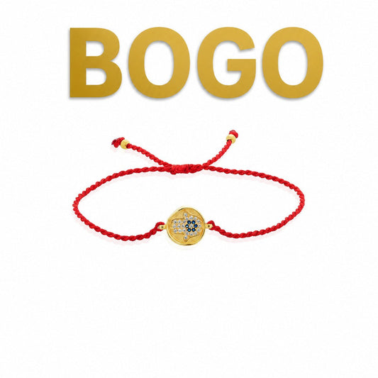 Red String Hamsa Bracelet