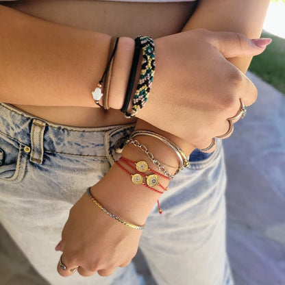 Red String Star Bracelet