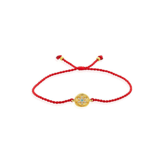 Red String Star Bracelet