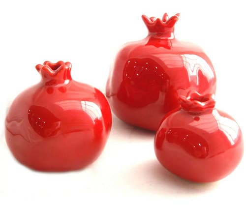 Ceramic Pomegranates | Handmade Decor
