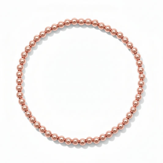 Rose Gold Bead Bracelets for Women