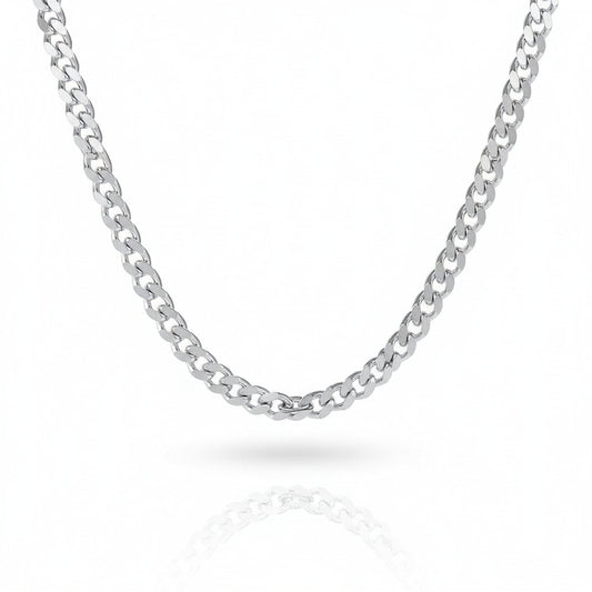 Round Curb Chain in Sterling Silver