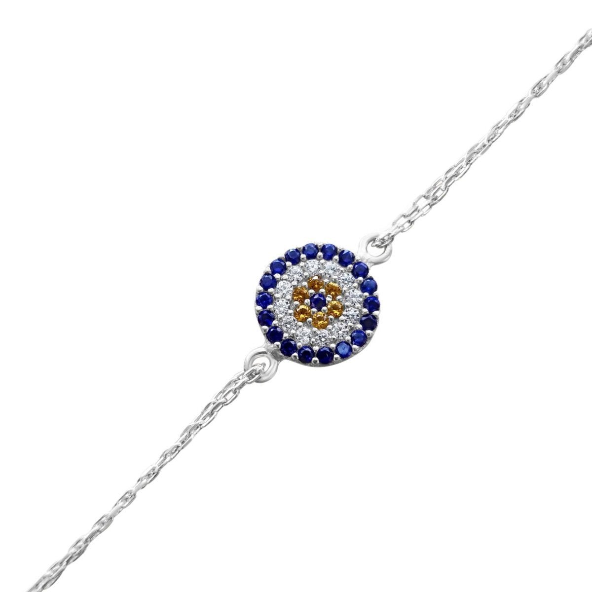 Round Evil Eye Bracelet for Everyday
