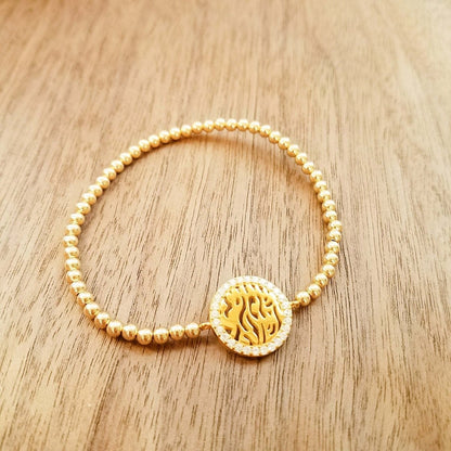 Shema Israel Hebrew Bead Bracelet