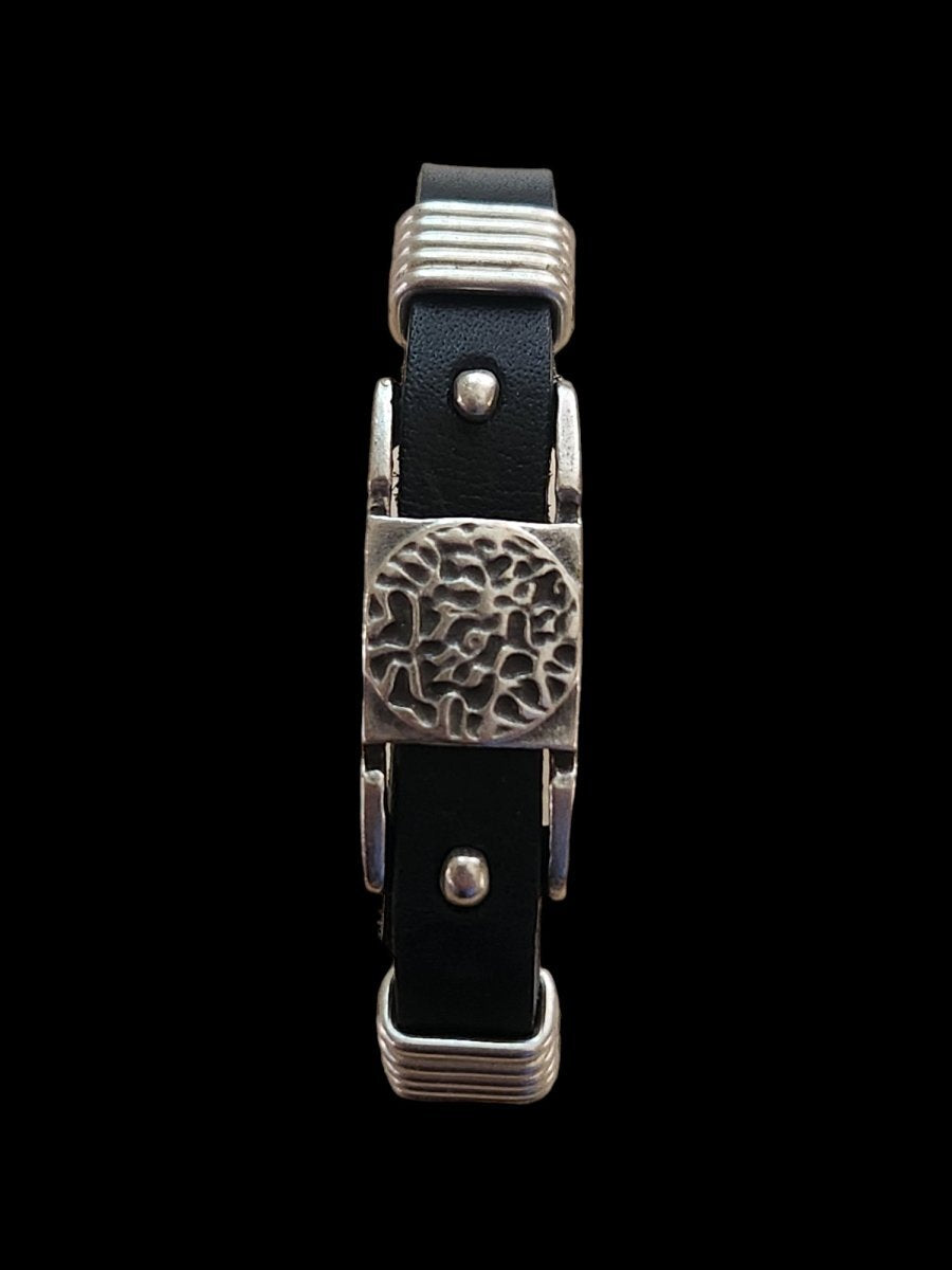 Shema Israel Leather Bracelet for Men and Women