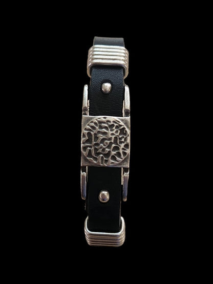 Shema Israel Leather Bracelet for Men and Women