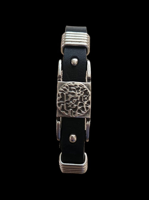 Shema Israel Leather Bracelet for Men and Women