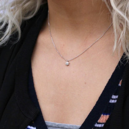 Silver Star of David Necklace | Tiny and Petite