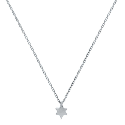 Silver Star of David Necklace | Tiny and Petite
