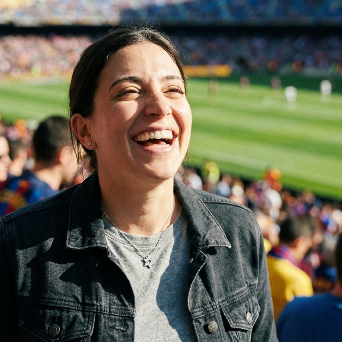 Sparkling Star of David Necklace with a Cut out Star