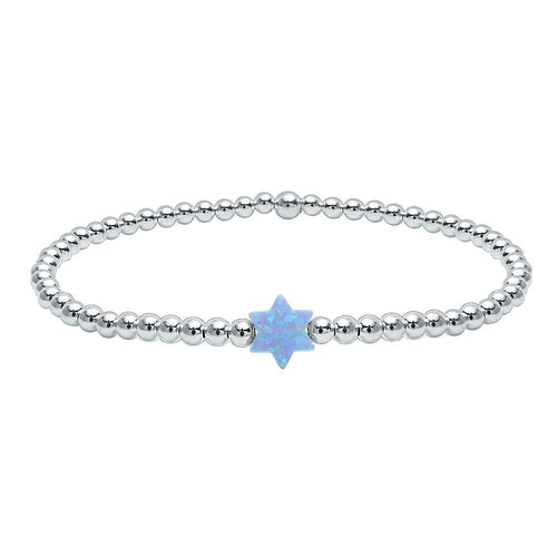 Star of David Bead Bracelet