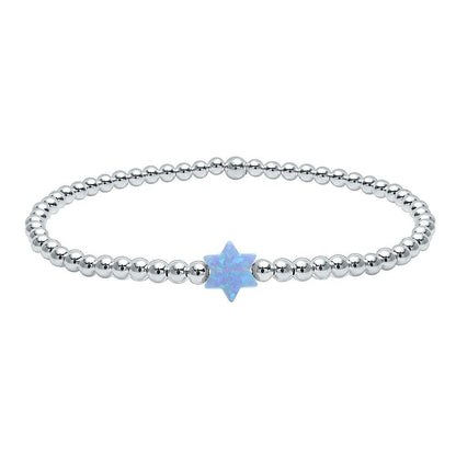 Star of David Bead Bracelet
