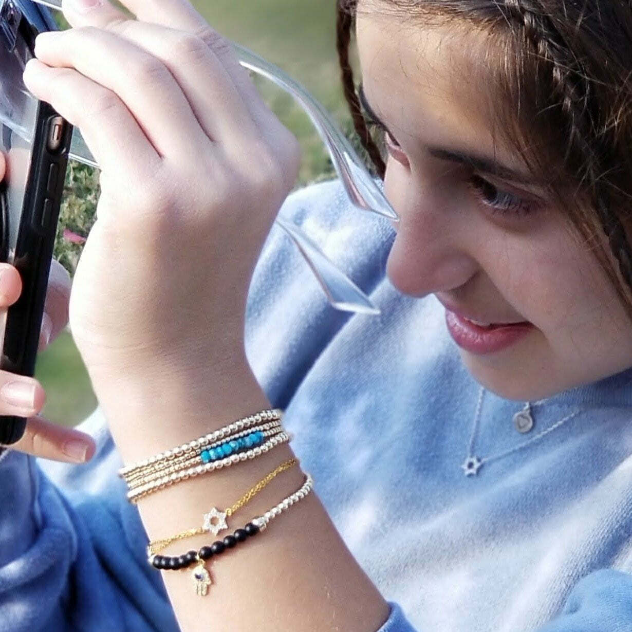 Star of David Bracelet for Everyday Wear