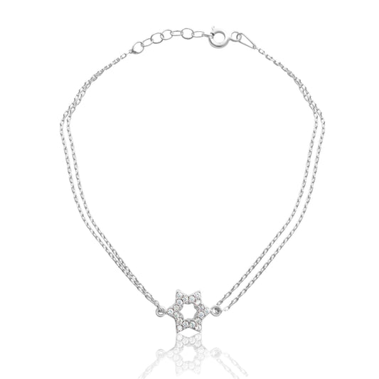 Star of David Bracelet for Everyday Wear