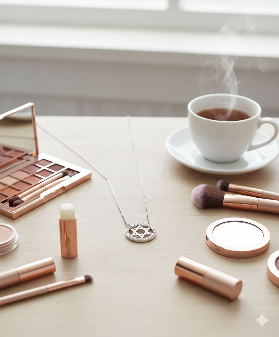 Star of David Medallion Necklace