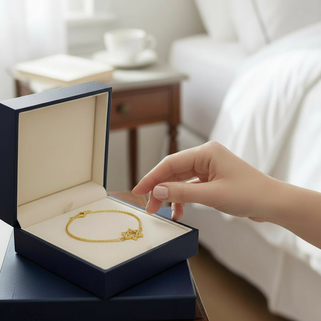 Star of David Sparkling Bracelet