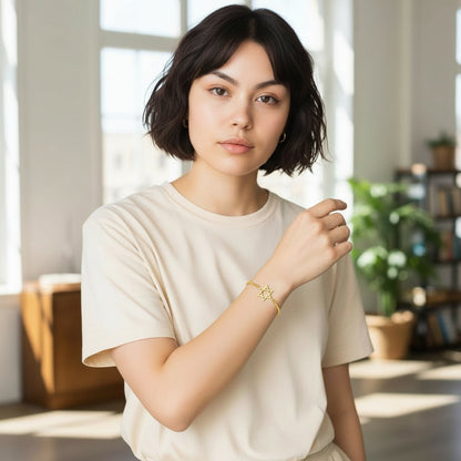 Star of David Sparkling Bracelet