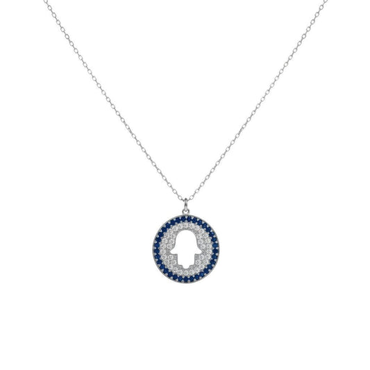 Sterling Silver 925 Cubic Zirconia Necklace