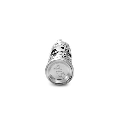 Sterling Silver Mezuzah & Chai Necklace: A Token of Life & Protection