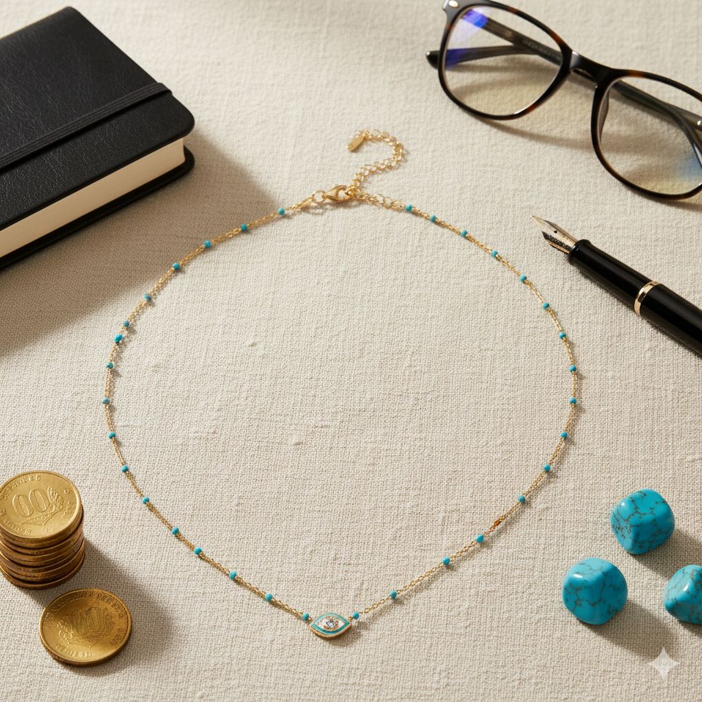 The "All-Seeing" Evil Eye Necklace